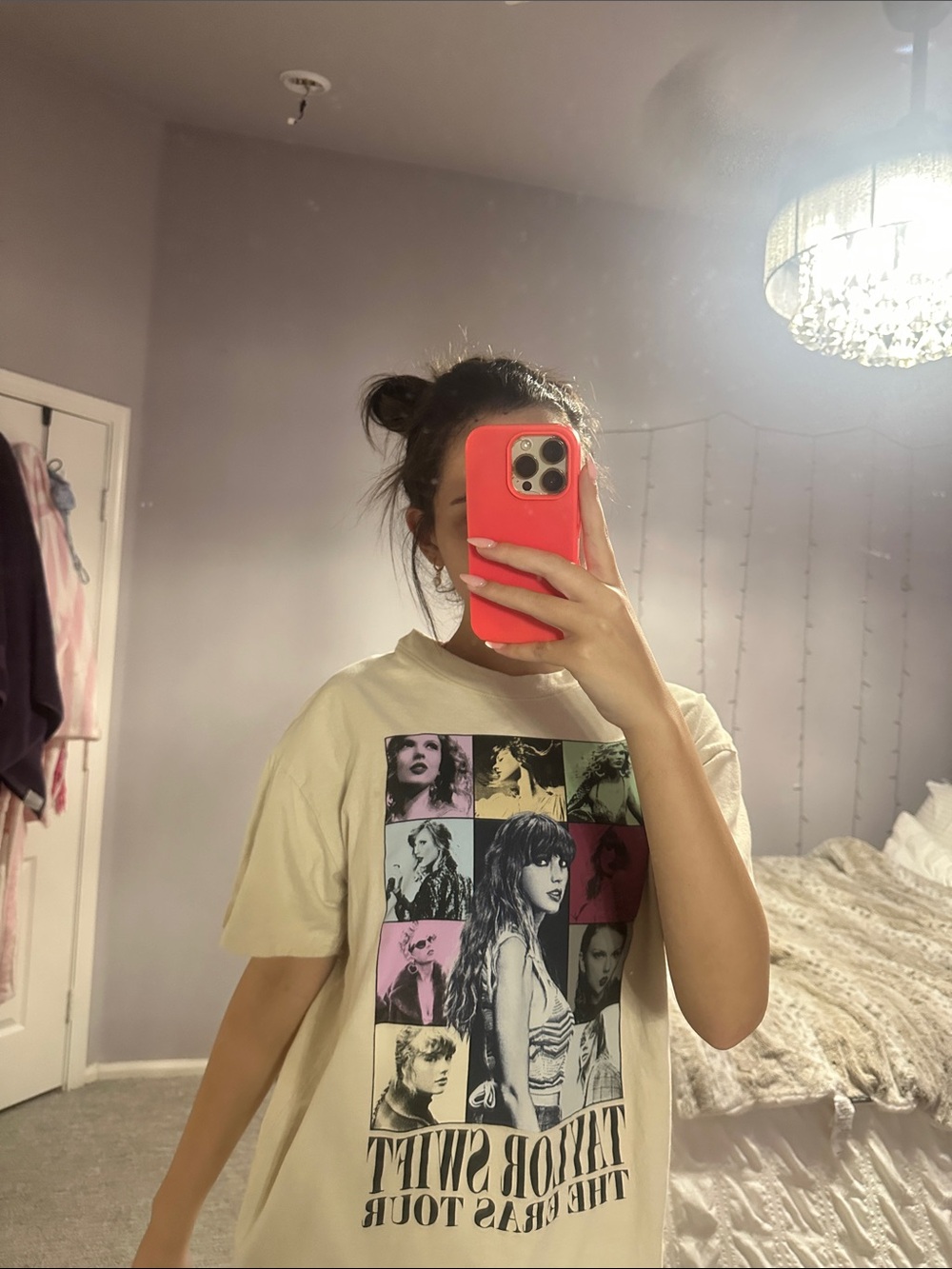 RARE!! The Eras tour cream t shirt oversized fit!